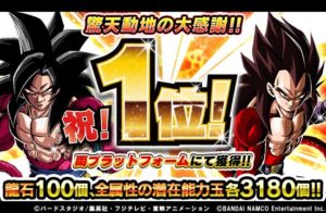 【悲報】ドラゴンボールドッカンバトル、ソシャゲ界の王に君臨する