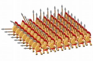 【悲報】最強陣形「ファランクス」、銃を使う以外に破る方法が存在しない