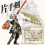 モンハン公式「片手剣は初心者向けの武器なのでおススメです」←これ