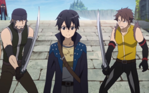 キリト 「10秒あたり400ってとこか？それがあんたら7人が俺に与えるダメージの総量だ」