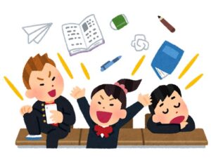 三大中学の面白イベント「陰キャが教室で発狂」「静寂な集会での屁」